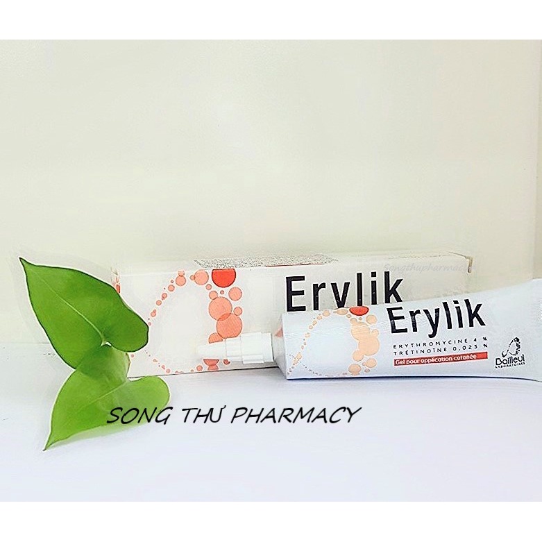 CHÍNH HÃNG) Kem bôi mụn Erylik 30g