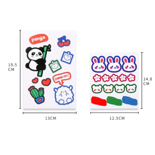 Tấm Sticker mẫu mới dễ thương trang trí đồ dùng