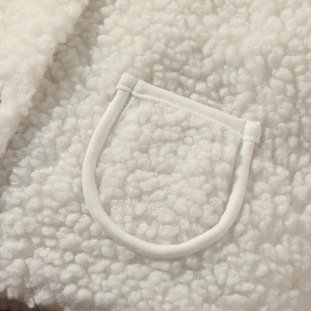 Áo Khoác Không Tay Bằng Nhung Lông Cừu Thời Trang Mùa Đông Dành Cho Trẻ Nhỏ 3-36 Tháng