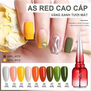 Sơn gel AS - hàng loại 1 - AML vàng xanh tươi