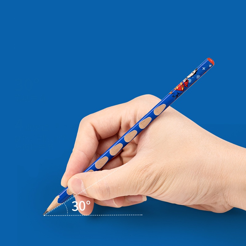 Bút chì Deli định vị tay hình siêu nhân - 1hộp 12 chiếc - HC101