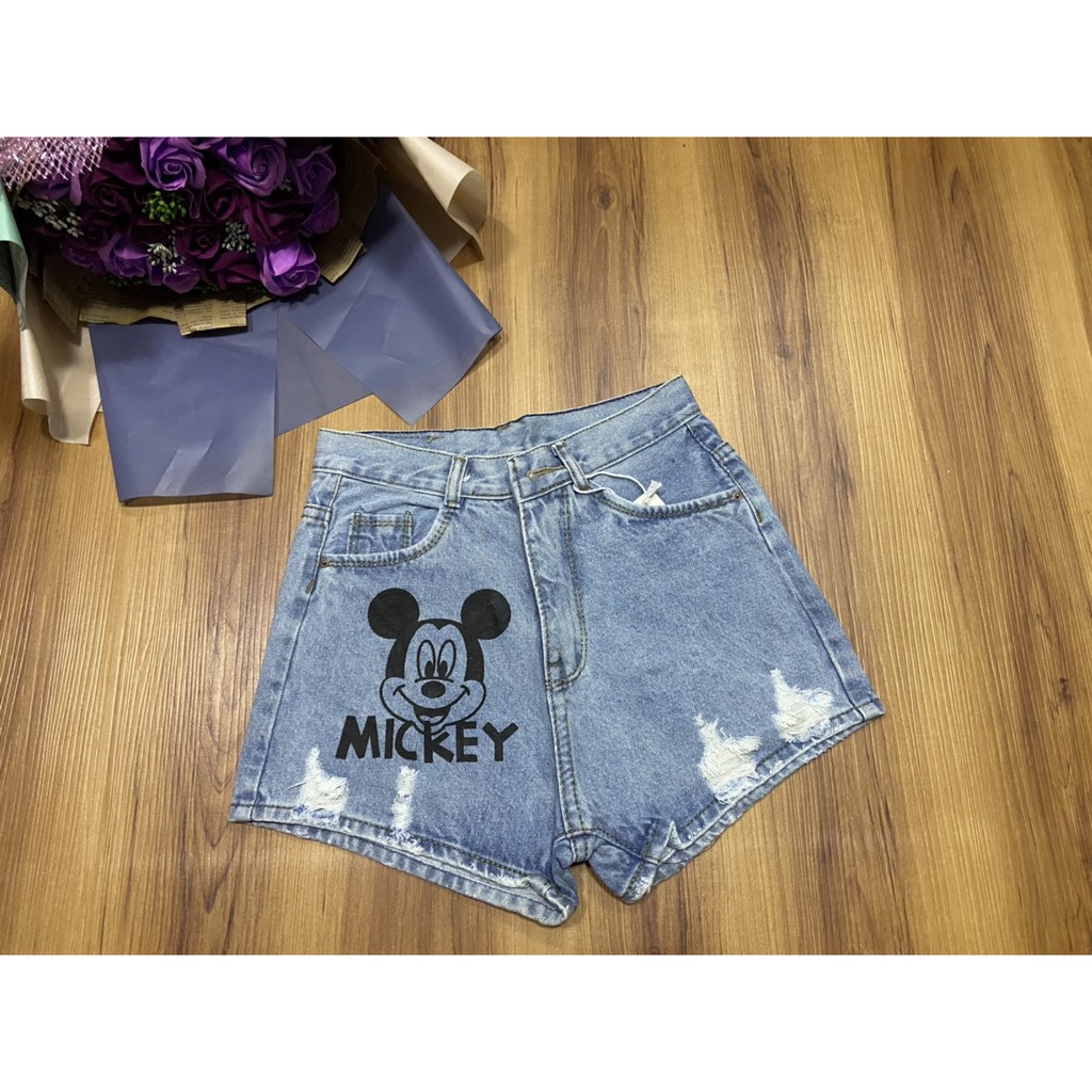 Quần Short Jean Nữ M61