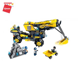 Đồ chơi xếp hình Qman 2410 - Máy xúc