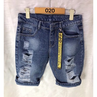 [GIẢM TỚI 40%] QUẦN SHORT JEANS NAM HÀNG RÁCH WASH NHẸ TRẺ TRUNG