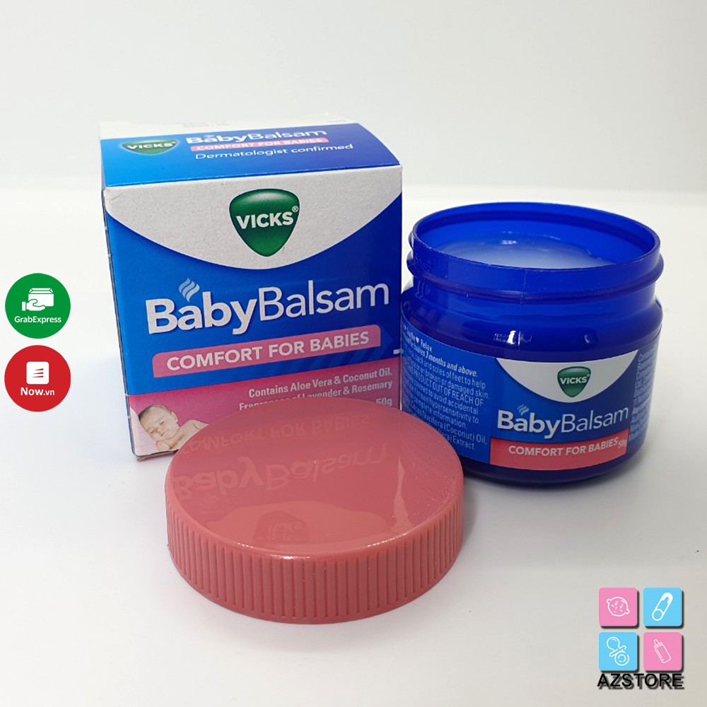 Dầu Vicks Baby Balsam - dầu bôi ấm ngực cho bé
