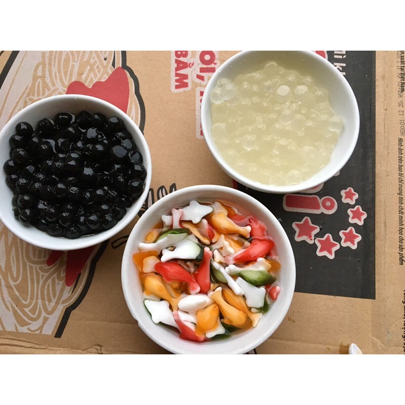 Thạch 3Q Sea Jelly và thạch cá dẻo Jelly chai nhỏ tiện lợi 350gr