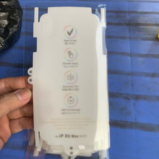 Miếng dán ppf bảo vệ mặt lưng ,viền dành cho iphone xs max 6.5inch