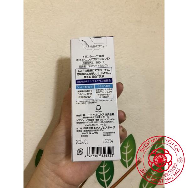 Sữa dưỡng transino whitening clear milk