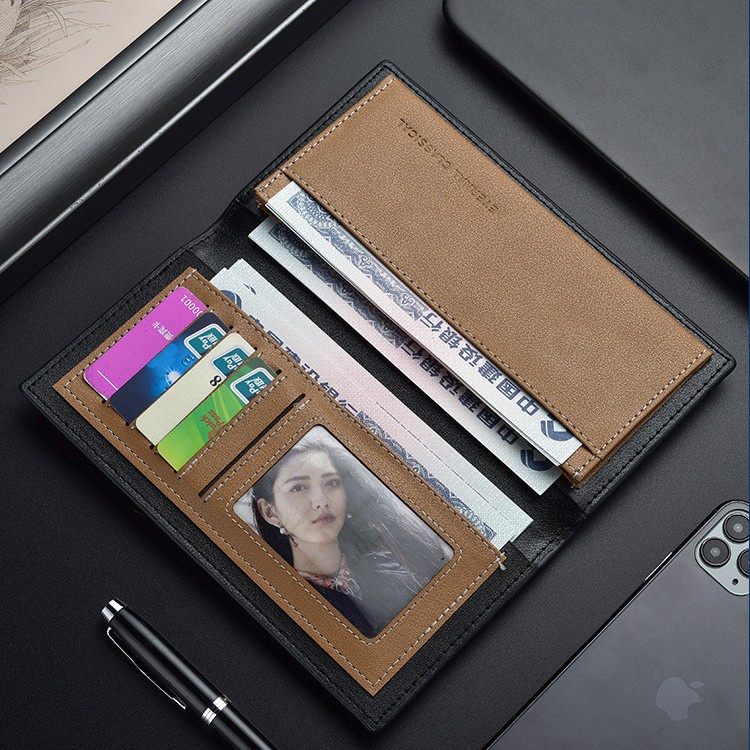 Ví Cầm Tay Nam Nữ- Bóp Nam Nữ Unisex Cao Cấp- Ví Dài - Bóp  Đứng Dài