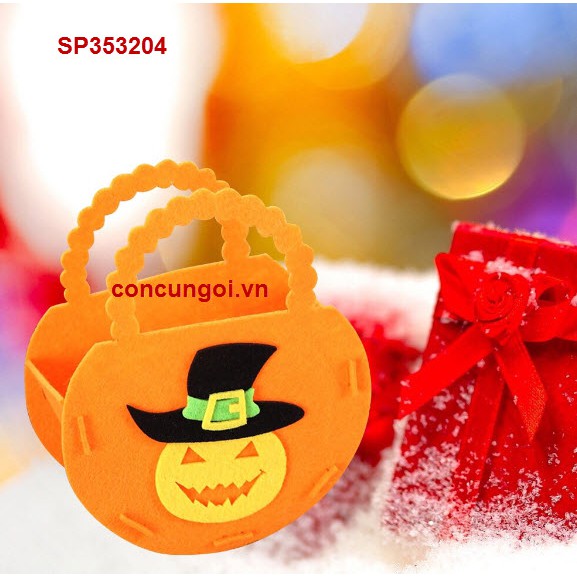 Giỏ quà Halloween ráp Bí ngô QT - SP353204