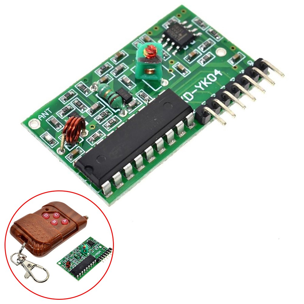 Bộ Điều Khiển Từ Xa 4 Kênh 315mhz Cho Arduino