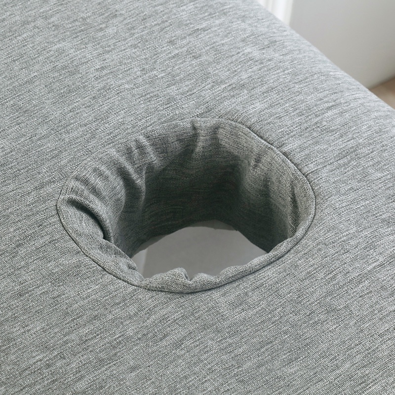 Ga Trải Giường Mát Xa Chất Liệu Cotton Lanh Mềm Mại Cho Salon/Salon