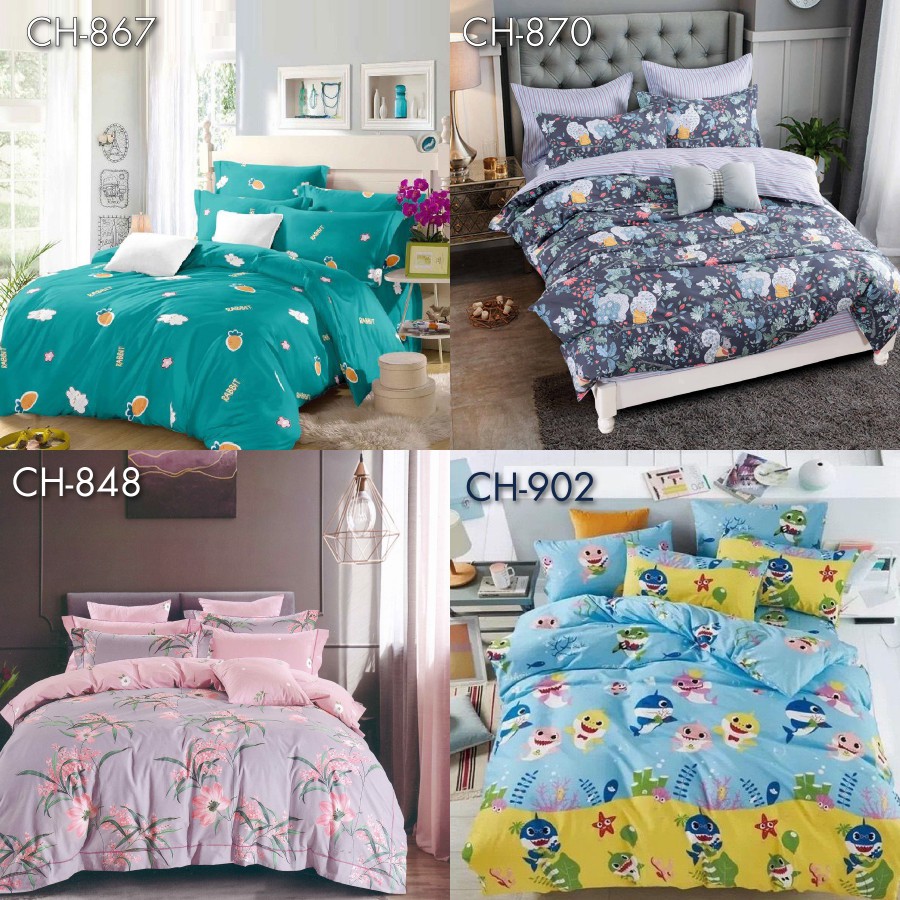 [FREESHIP] Bộ Ra Giường & Vỏ Gối Cotton 100% 1 Tấc 2 Tấc - 1m6 1m8 - BENCOTTON - Drap Ga