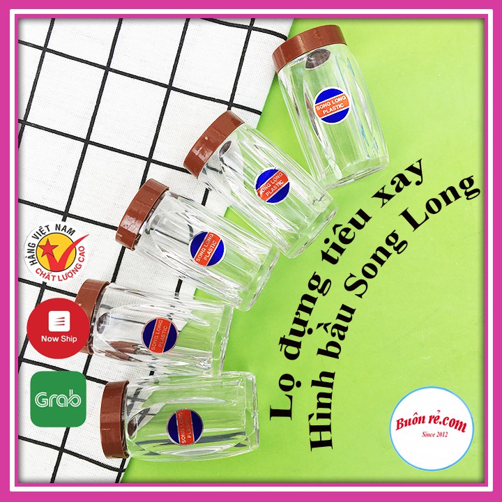 Lọ đựng tiêu xay SONG LONG hình trụ tiện dụng 01018 Buôn Rẻ