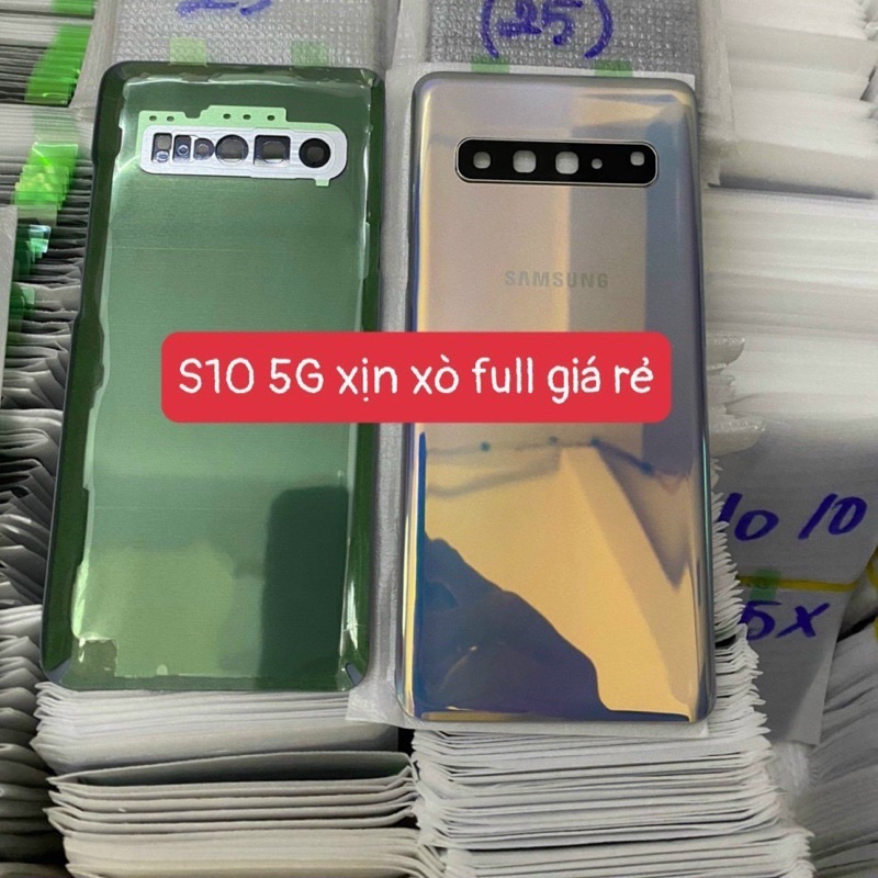 Nắp lưng Samsung  S10 5g zin mới lưng loại 1