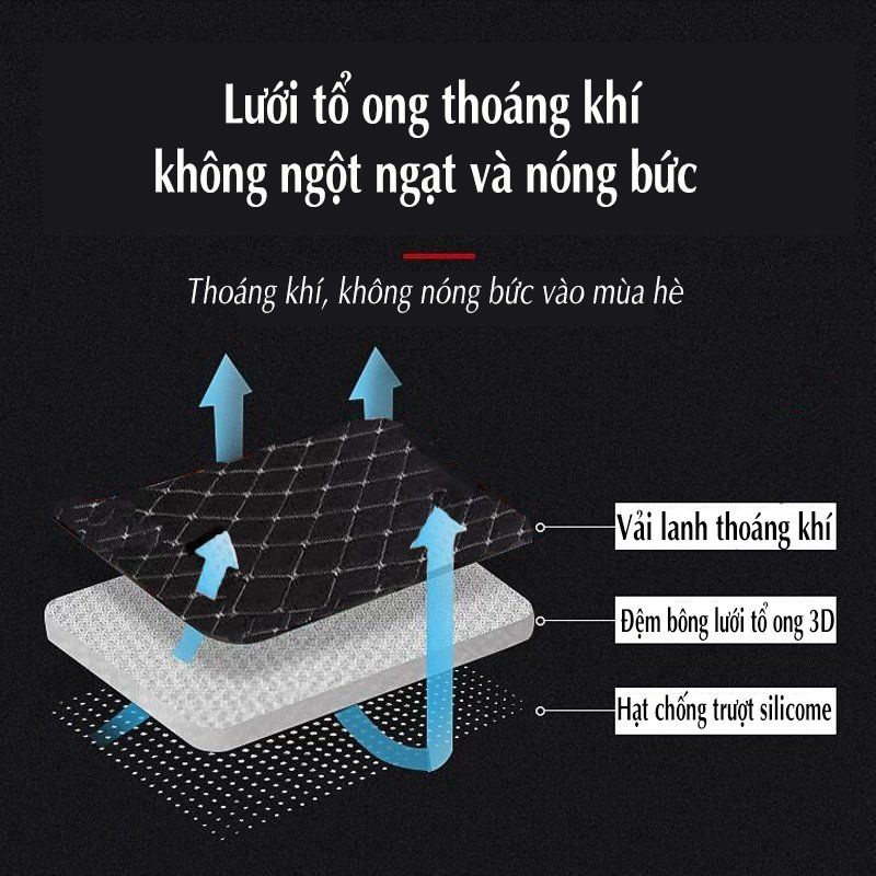 Lót Ghế Ô Tô, Tấm Trải Ghế Xe Hơi Chống Nóng, Nước Sang Trọng COCA T