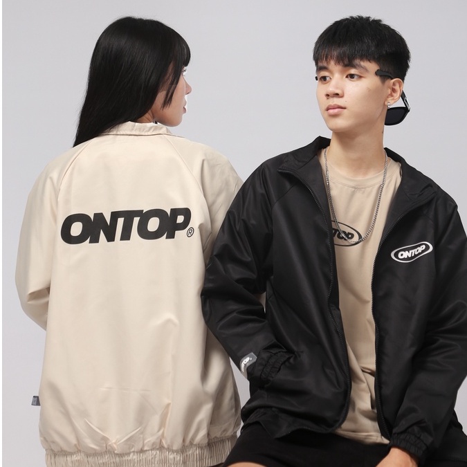 Áo khoác dù nam form rộng local brand ONTOP cổ trụ SP Jacket O18-AK3