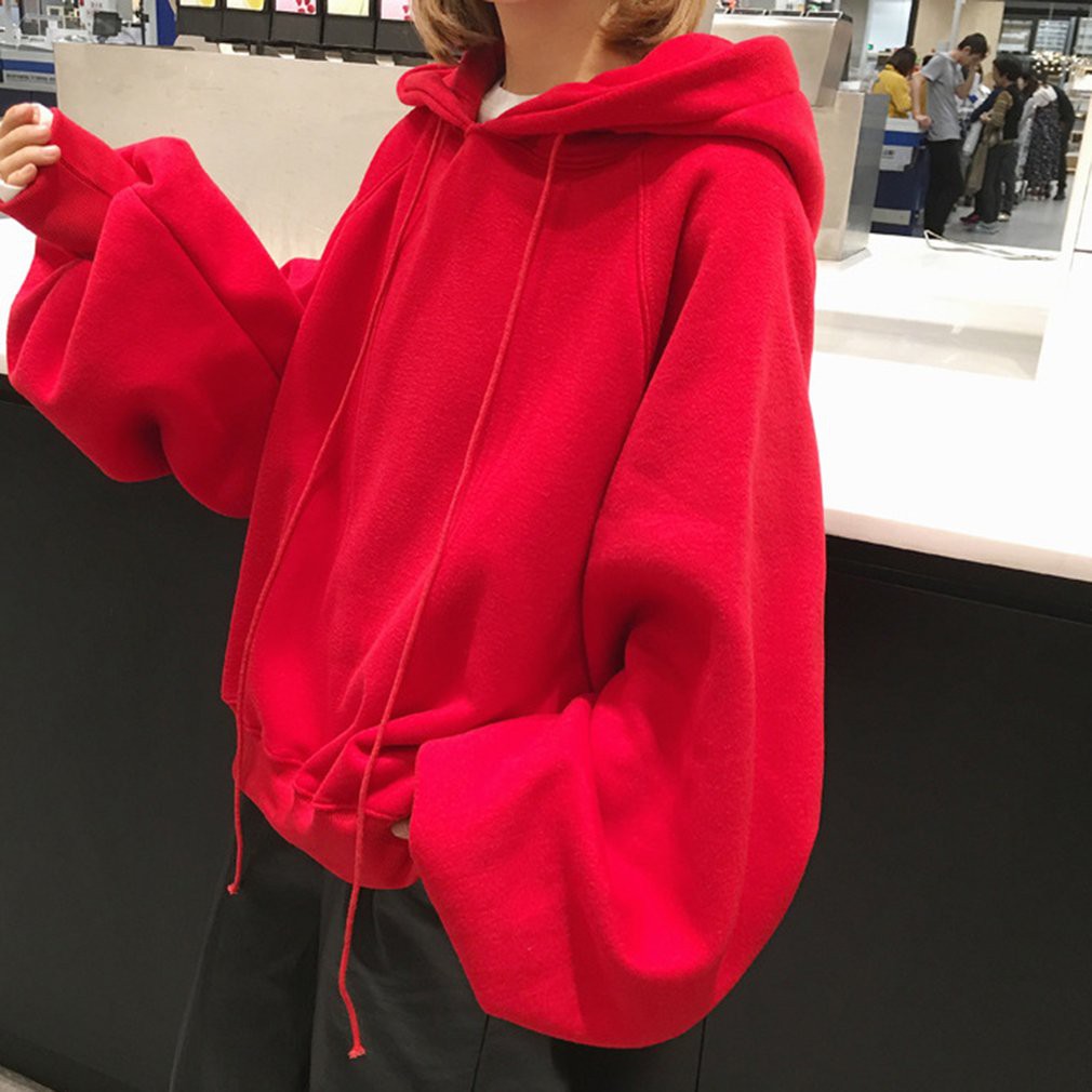 Áo hoodie nữ from rộng tay cánh dơi | BigBuy360 - bigbuy360.vn