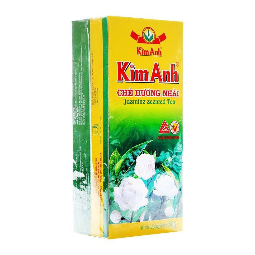 Chè Hương Nhài Kim Anh Hộp 50gr (25 Túi Lọc x 2gr)