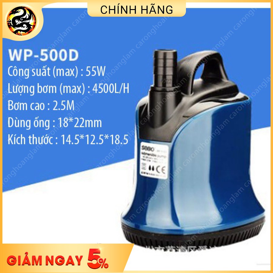 Máy Bơm Hút Đáy 360 Độ Sobo WP-500D