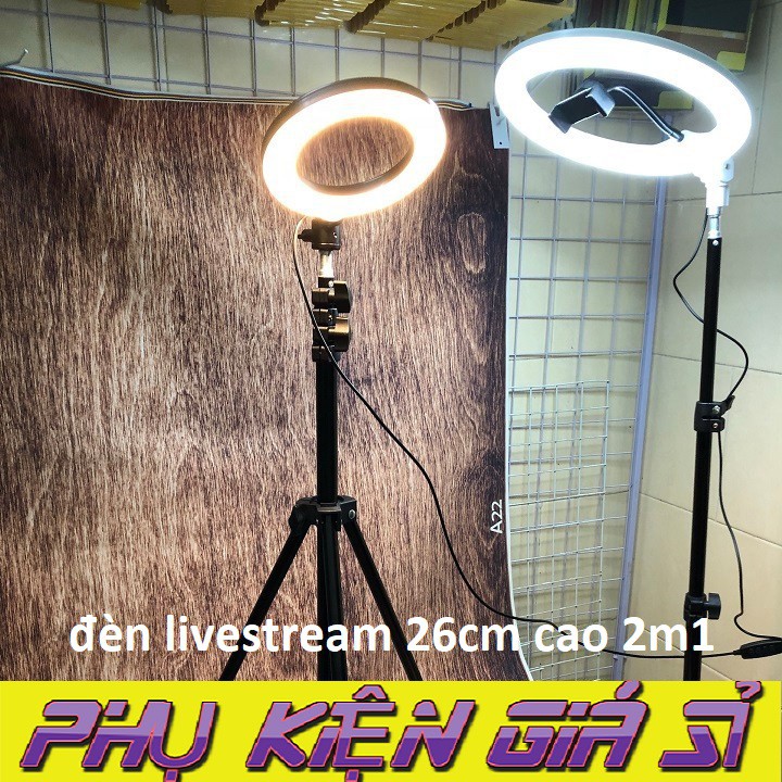 Bộ ĐÈN LIVE STREAM Size 26cm ( cao 2m1 )