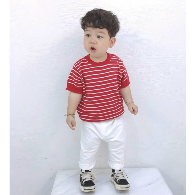Lyvyshop - (Lô mới) Áo thun cộc tay bé trai, bé gái siêu dễ thương từ 09-28kg
