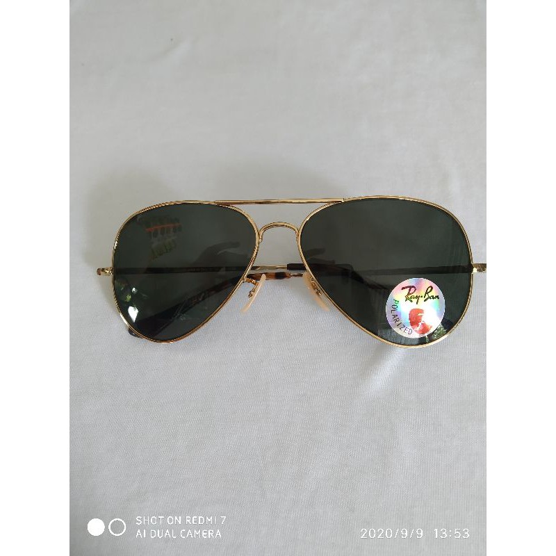 kính mát rayban polarized tem 7 màu titanium chống bể