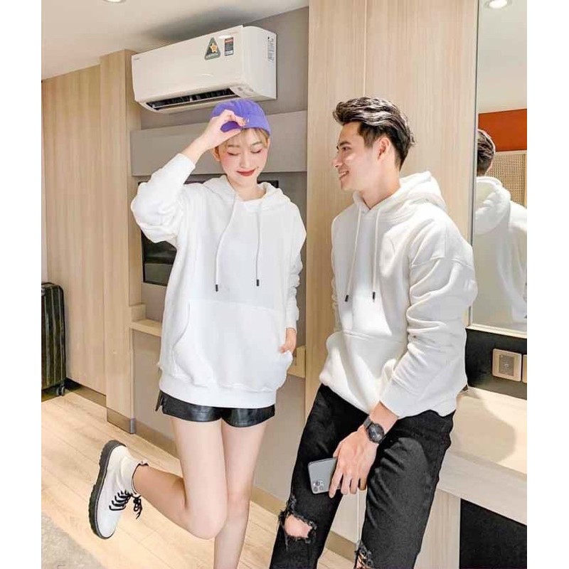 Áo Hoodie BASIC màu trơn unisex nam nữ SV Plus