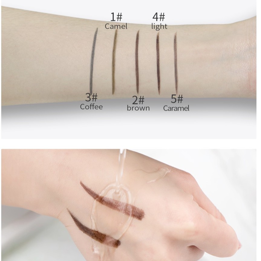 Chì kẻ lông mày trang điểm QIBEST chống thấm nước 5 màu sắc tùy chọn 12.5g | BigBuy360 - bigbuy360.vn