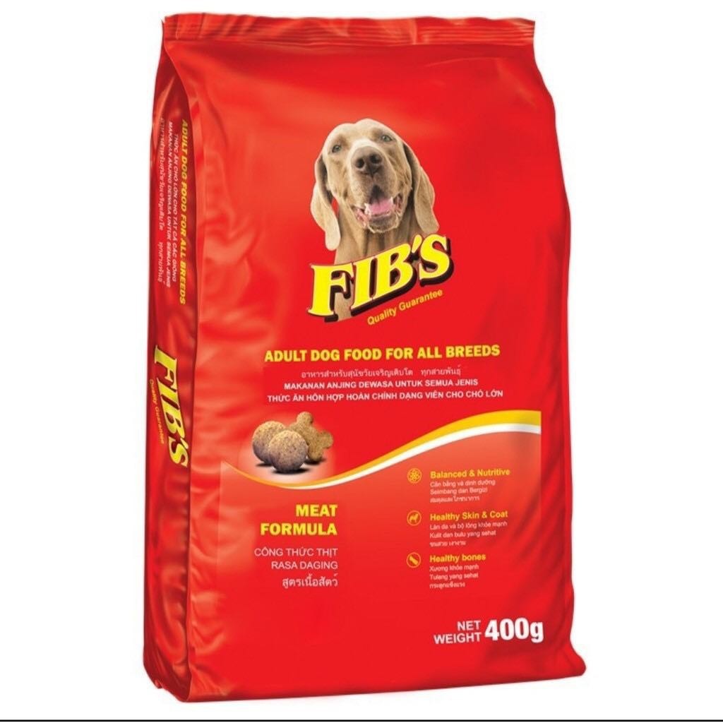 FIB'S 400gr- Thức ăn cao cấp dạng hạt cho MỌI LOẠI chó (trên 10 tháng tuổi) fib của công ty ganador