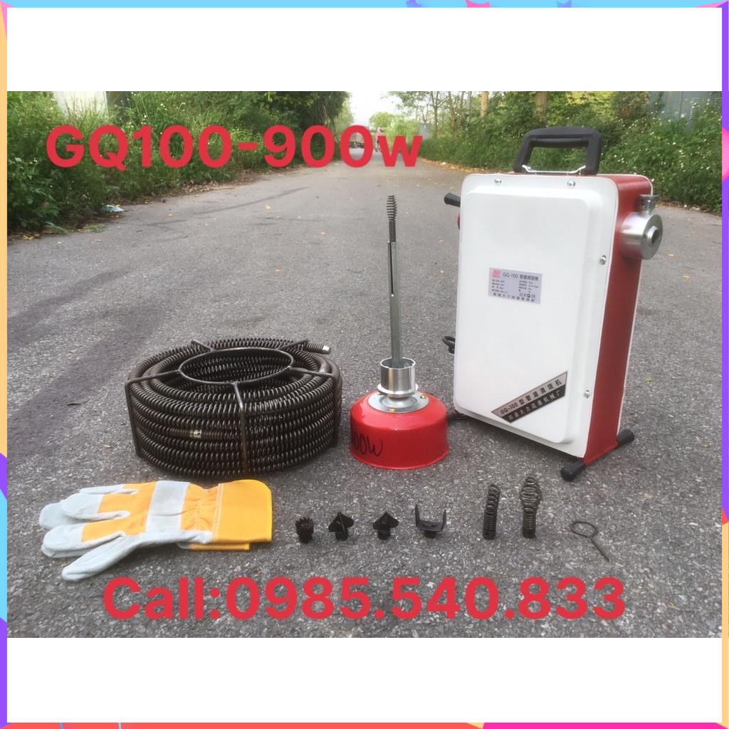 Máy thông tắc cống nghẹt GQ100 công suất 900W ☎️ Tư vấn 24/24: 0985.540.833 ( Hãy gọi để lựa chọn máy phù hợp ạ )