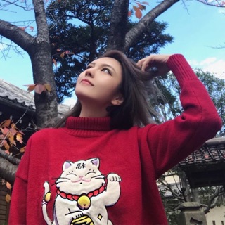 Áo mèo thần tài may mắn
