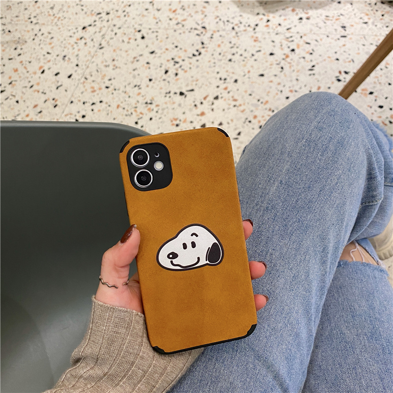 Cute Snoopy Leather Case for iPhone 11 Pro Max 6/6s 7/8 Plus | BigBuy360 - bigbuy360.vn