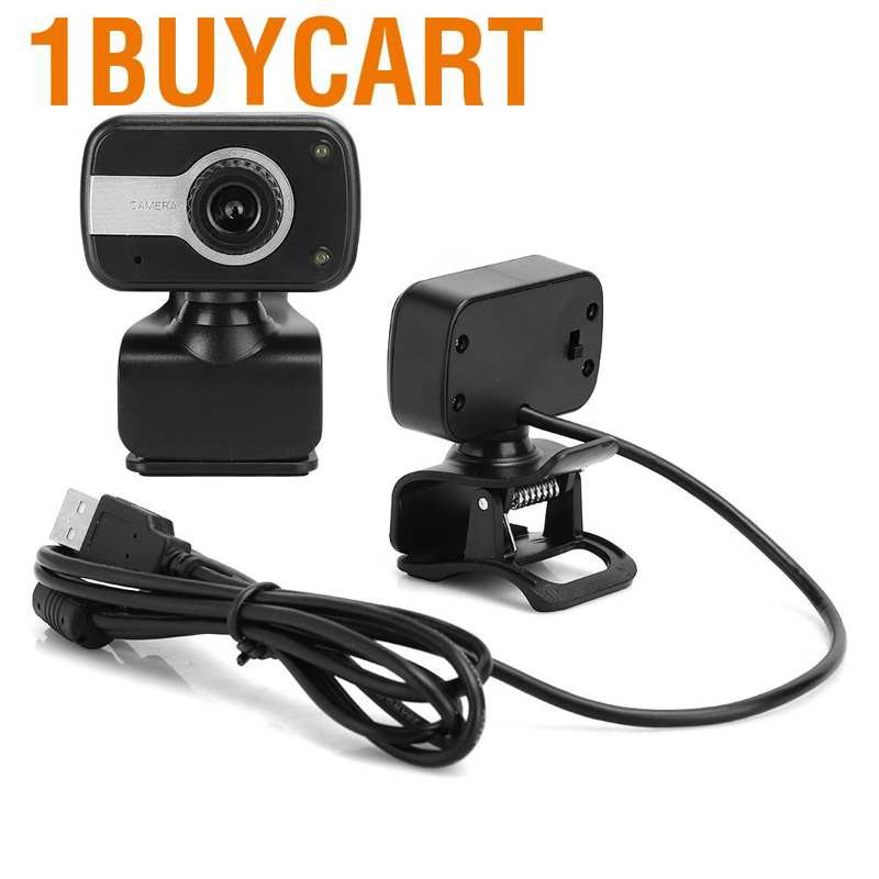 1buycart 12MP Webcam USB Rotatable Auto Focusing Camera Microphone for PC Laptop Desktop