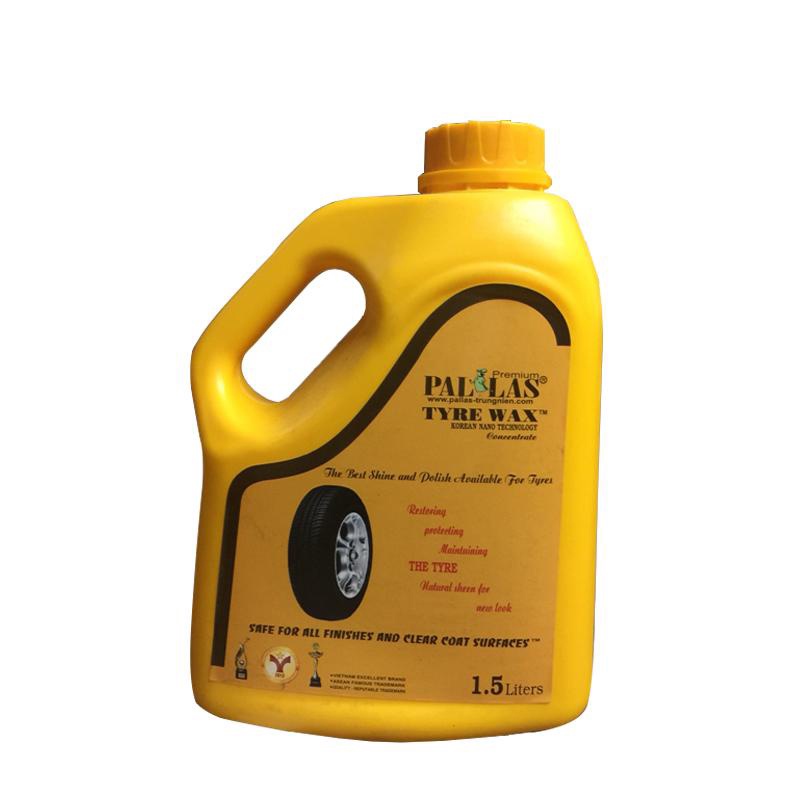 Dung dịch đánh bóng lốp xe PALLAS Tyre polish wax 6L SOEASY bảo dưỡng các loại bánh xe ô tô-P-6002