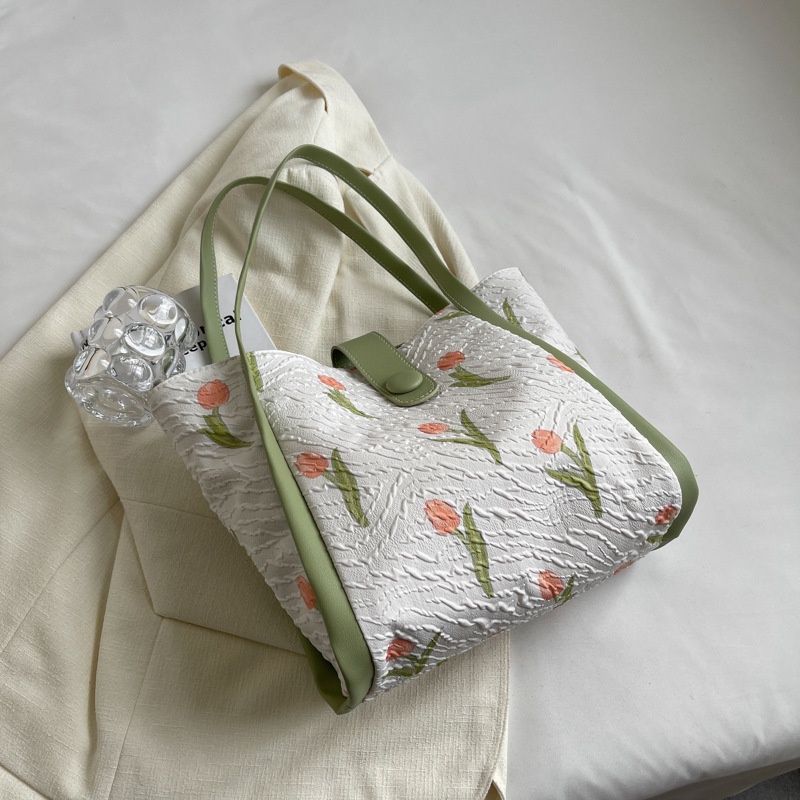 Túi Xách Đeo Vai Họa Tiết Hoa Thời Trang Mùa Hè Cho Nữ