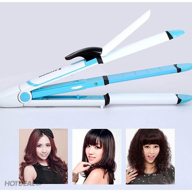 Máy làm tóc 4 trong 1 SHION 8005 4in1 [ Uốn - Duỗi Bấm ]