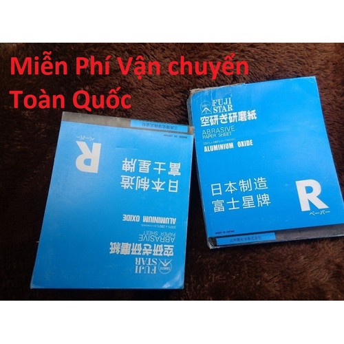 100 tờ giấy nhám nhật - chuyền dùng chà gỗ và và bột trét