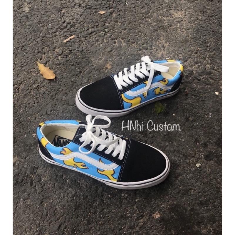 Vans custom - giày vans old skool vẽ tay - inbox đặt hàng