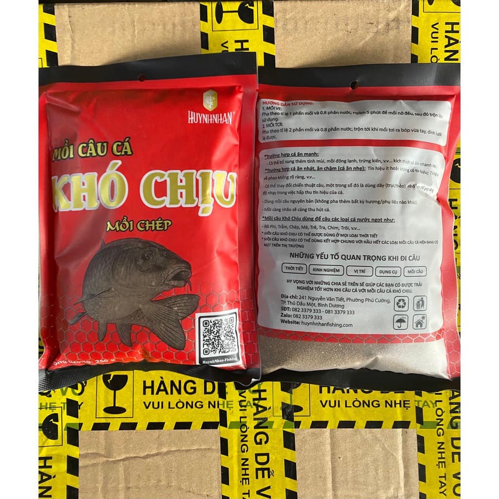 Mồi câu Khó Chịu siêu nhạy gói 250gram