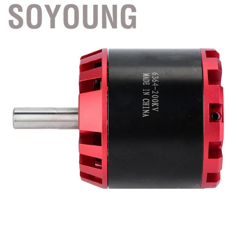 Hàng Sẵn SOYOUNG Động Cơ Không Chổi Than Cảm Biến 6364-200kv Cho Xe Điện Cân Bằng Dành Ván Trượt E-Scooter
