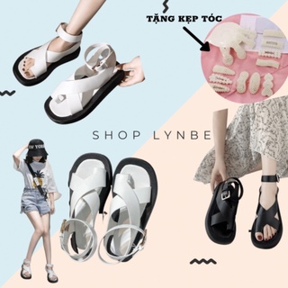 Sandal ulzzang quai chéo xỏ ngón hot 2021 ( sẵn hàng )