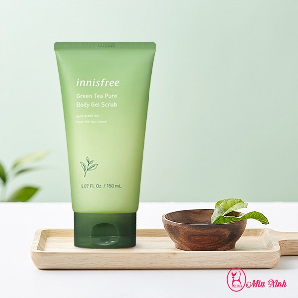 TẨY DA CHẾT TOÀN THÂN [INNISFREE] Green Tea Pure Body Gel Scrub