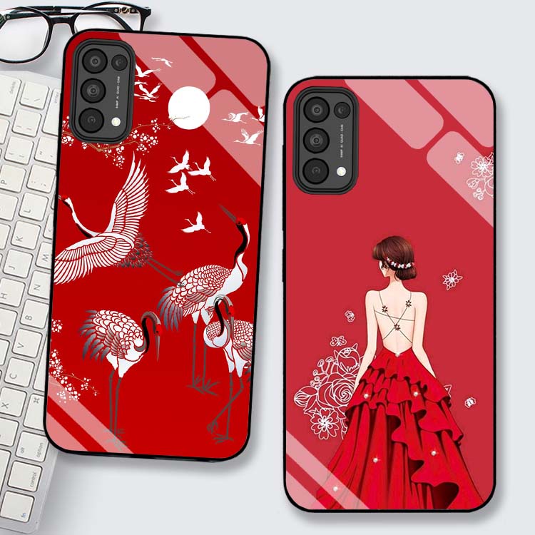 Ốp Lưng OPPO Reno 4, Reno 4Pro, Reno 5 Lưng kính cường lực Sang Trọng, Sáng Bóng