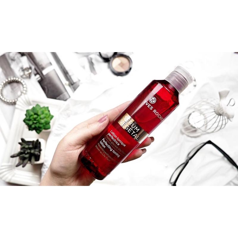 Nước cân bằng Lotion tonique và sữa tẩy trang Serum Vegetal Yves Rocher chống nhăn, chống lão hoá 200ml