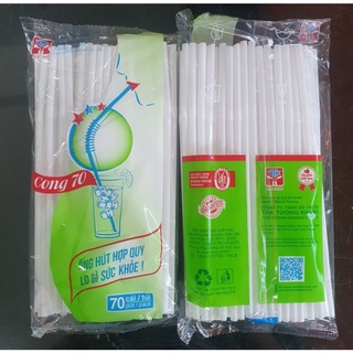 Ống hút bẻ cong, ống trắng f5, f6. kh chọn