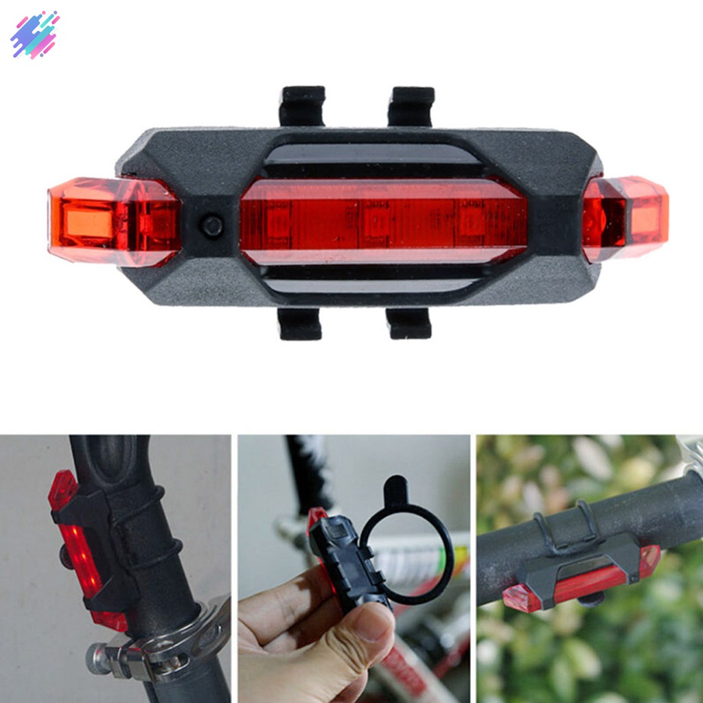 Đèn chiếu hậu xe đạp tiện lợi có cổng sạc USB