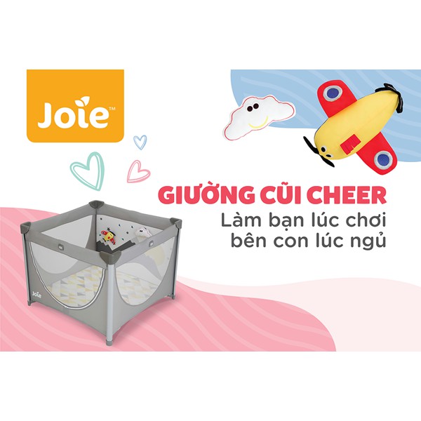 [Mã MKBC13 giảm 80k đơn 1 triệu] Giường cũi trẻ em Joie Cheer Little Explorer