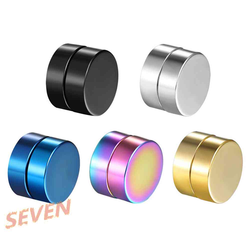 Khuyên Tai Nam Châm Bằng Thép Không Gỉ Cá Tính Cho Nam Nữ