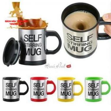 Cốc Pha Cà Phê Thông Minh Tự Khuấy Self Stirring Mug, Dùng Pin Tiện Dụng